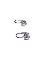 Orecchini Stocco Gioielli Bambino in Oro bianco Zircone ORS 22 - ORS 22